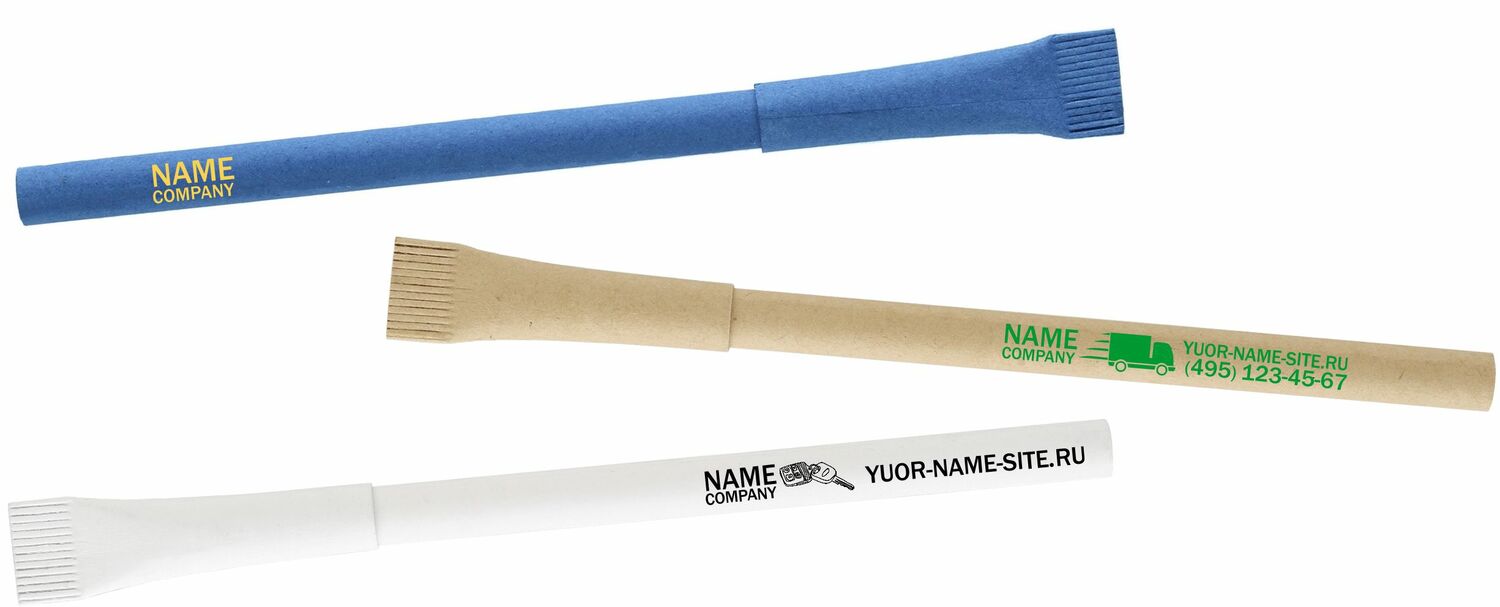 бумажные ручки с логотипом бумажные ручки с логотипом